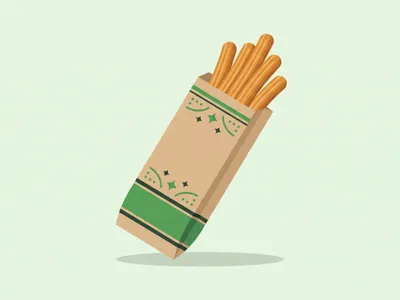 Bolsa de papel para churros