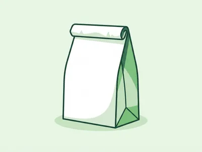 Bolsa de papel antigrasa para comida rápida