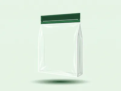 Bolsas de plástico sin asas transparentes