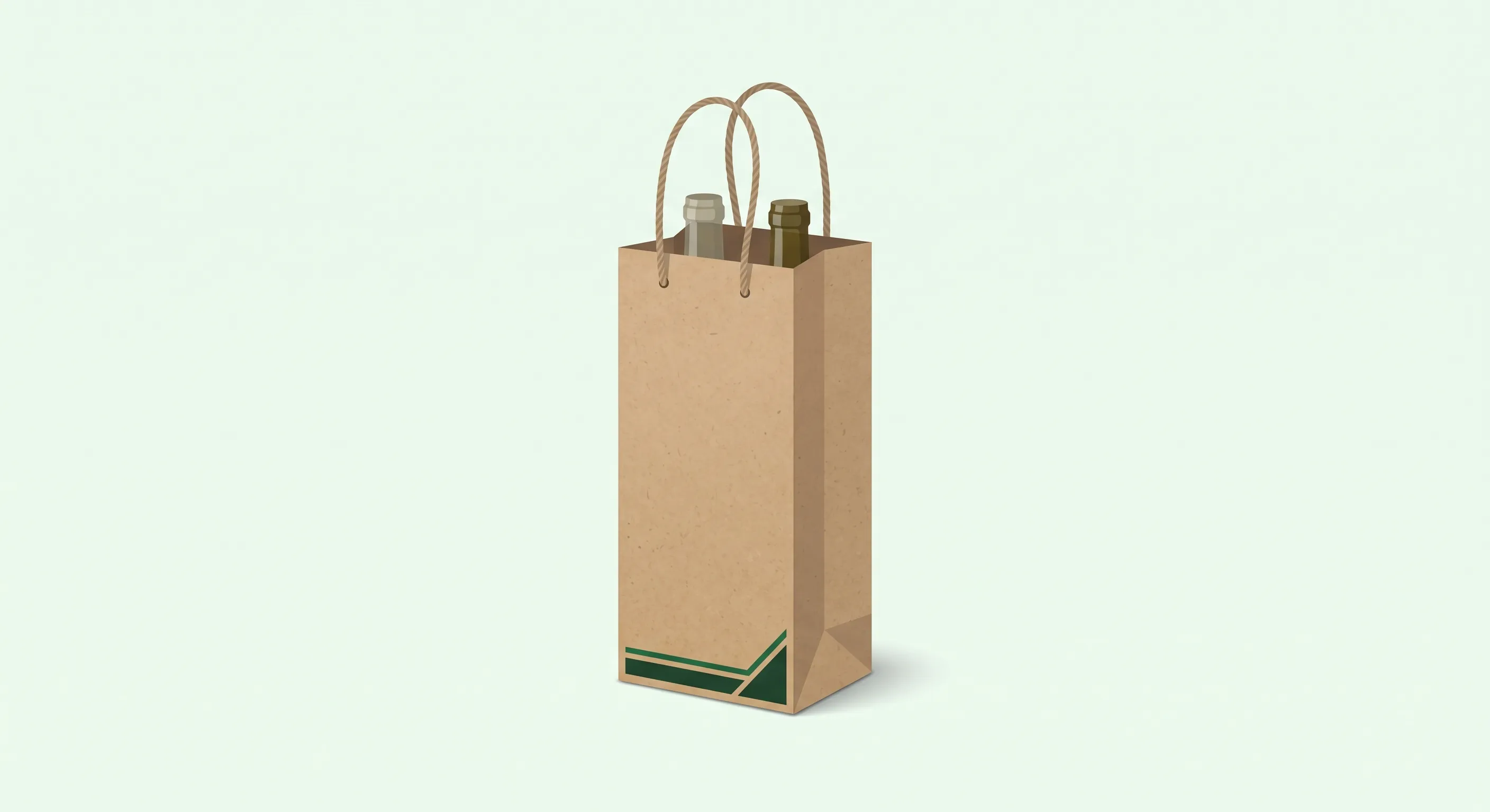 Bolsa de papel para botellas