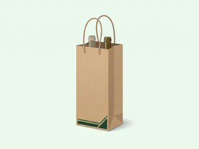 Bolsa de papel para botellas