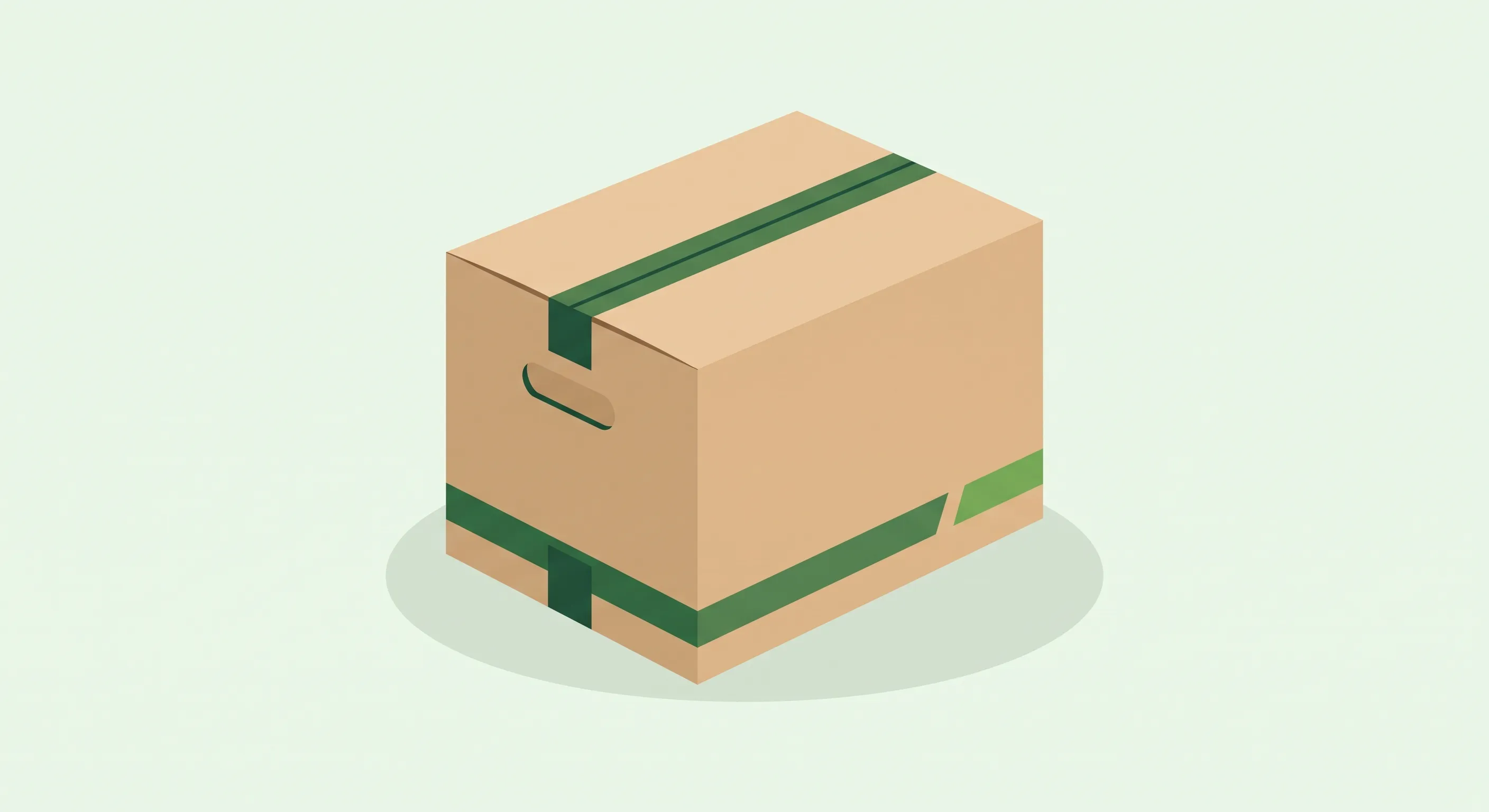 Cajas de cartón kraft apiladas, distintos tamaños