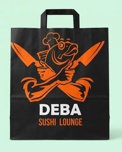 Bolsa de papel personalizada para DEBA Sushi Lounge