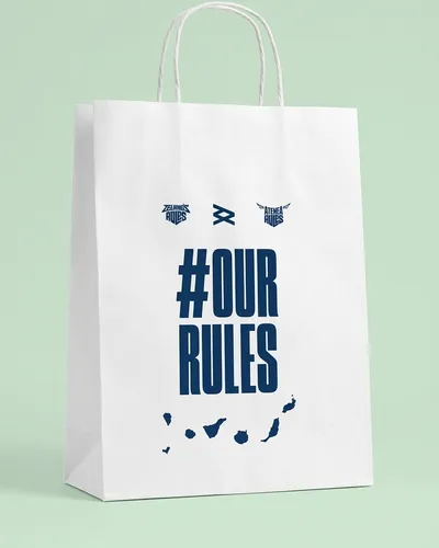 Bolsa de papel personalizada para #OUR RULES
