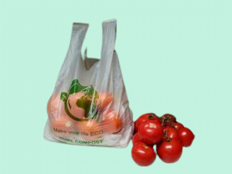 Bolsas camiseta compostables