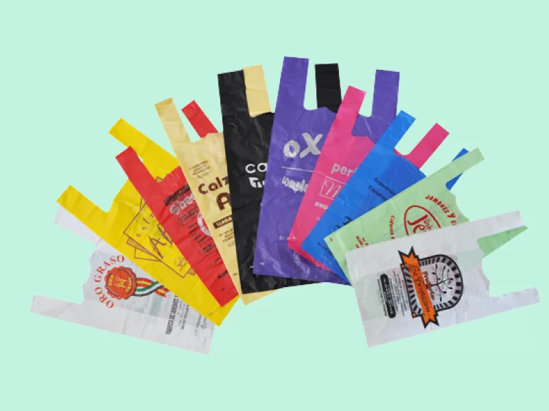 Bolsas de plástico camiseta